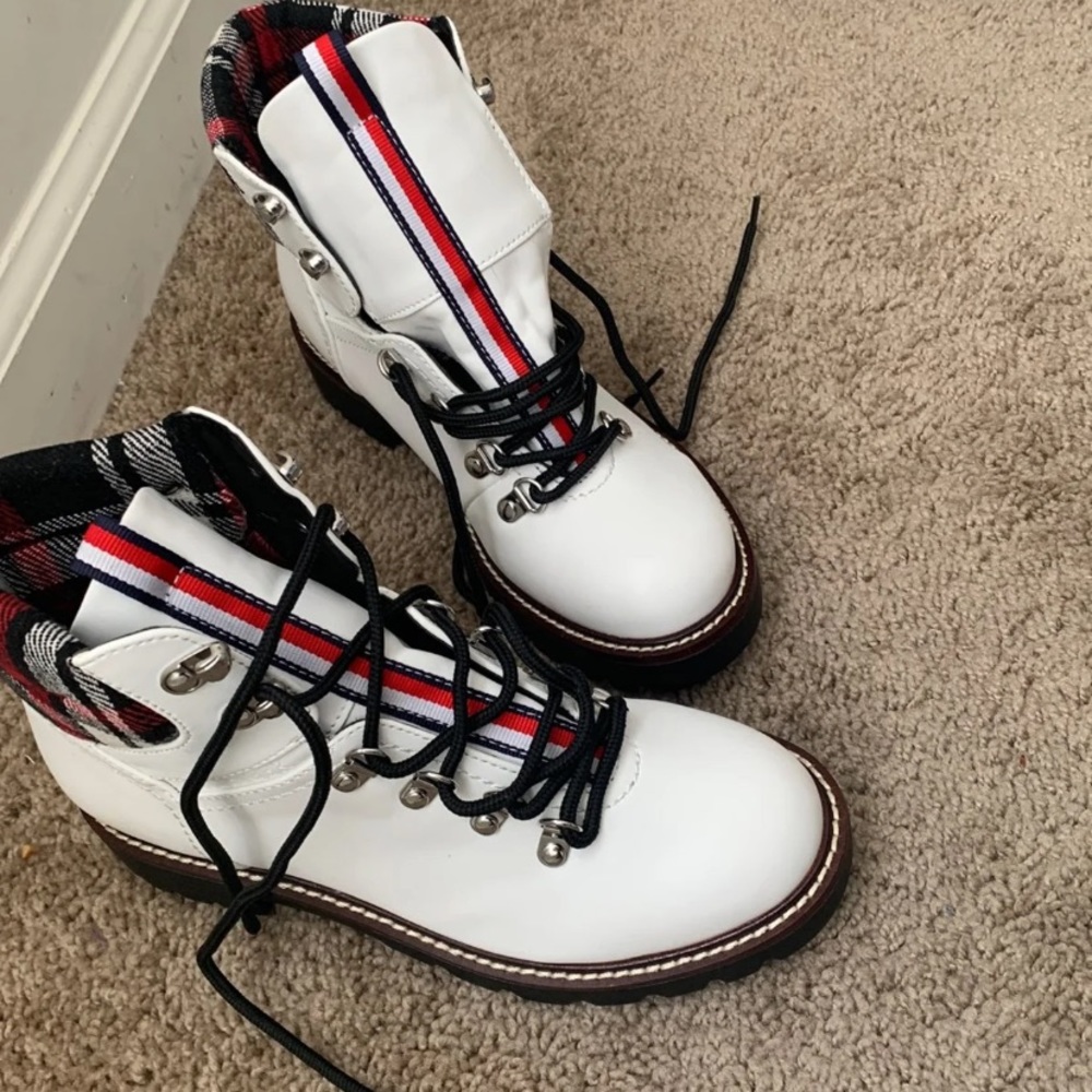 Tommy Hilfiger combat boots